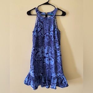 Tori Richard High-Neck Dress